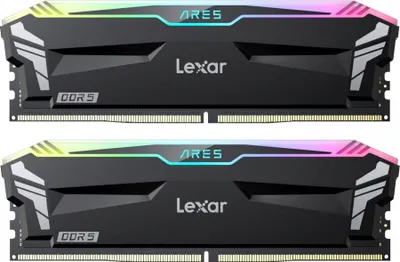 Image de Mémoire DDR5 Lexar Ares RGB 32GB (2x16GB) 6800MHz CL34 XMP 3.0 AMD EXPO 1.4V Noir