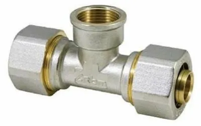 Imagen del producto de Conector hembra para tubería de 16 mm, rosca de 1/2"