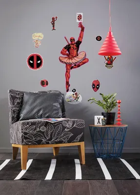 Immagine prodotto di Adesivo da parete Komar - Deadpool Derppool - Dimensioni: 50 x 70 cm (larghezza x altezza)