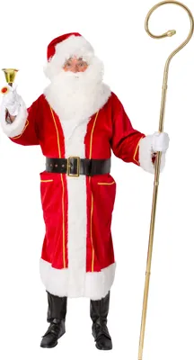 Produktbild von Weihnachtsmannmantel de Luxe mit Gürtel, Größe:56/58