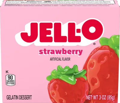 Produktbild von Jell-O Strawberry Gelatin Dessert Wackelpudding 85g