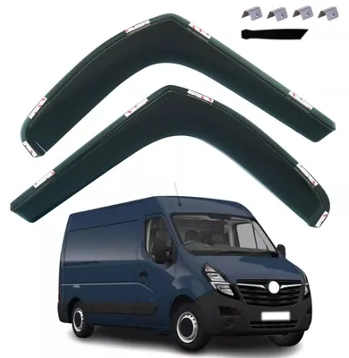 Produktbild von Set mit 2 Windabweisern für Renault Master / Opel Movano ab 2010