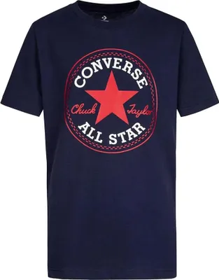 Produktbild von Converse Kids Chuck Patch Kurzarm-t-shirt Blau 13-15 Years Jungen Blau 13-15 Years