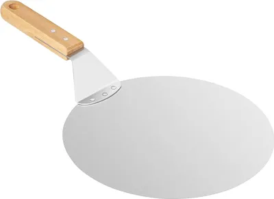 Productafbeelding van Famanu pizzaschep met houten handvat - roestvrij staal - 25 cm