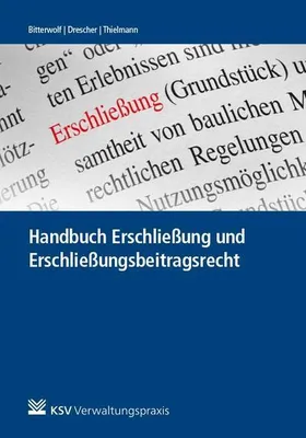 Obrázok produktu pre Handbuch Erschließung und Erschließungsbeitragsrecht