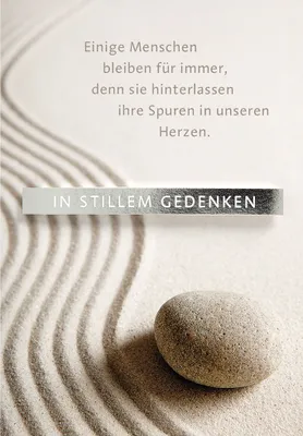 Produktbild von Trauer  Beileid  Kondolenz  Beileidskarte im Format 115x17cm mit Brief