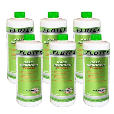 Produktbild von Flotex Kaltreiniger 6x1L Teilereiniger Motorreiniger Motorenreiniger Entfetter