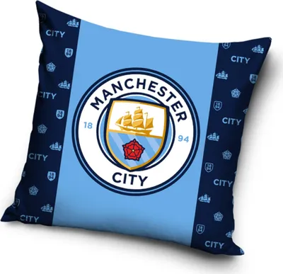 Produktbild von Manchester City Blaue Streifen Kissenbezug