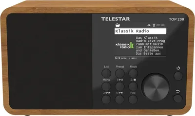 Produktbild von TELESTAR TOP 200 Holz Multifunktionsradios Stationäre Radios
