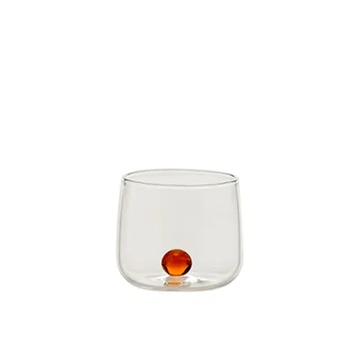 Image de Bilia Lot De 6 Gobelets Junior En Verre Borosilicate Couleur Jaune Or, Verres Élégants Et Résistants Pour Liqueurs Et Amers, Design Italien Raffiné