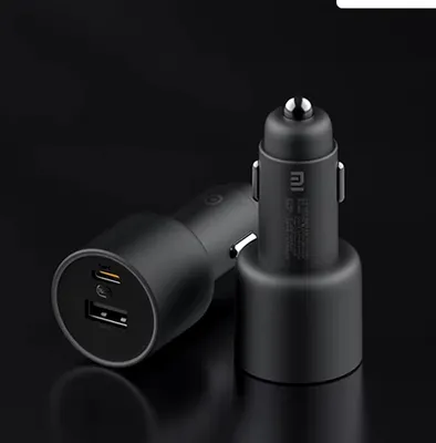 Produktbild von Xiaomi 100W Dual USB Autoladegerät: Quick Charge & 5A Kabel