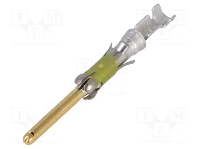 Image de 1x connecteur mâle, 2 pôles, section de câble de 0,2 à 0,6 mm², type 66103-4, avec contacts plaqués or