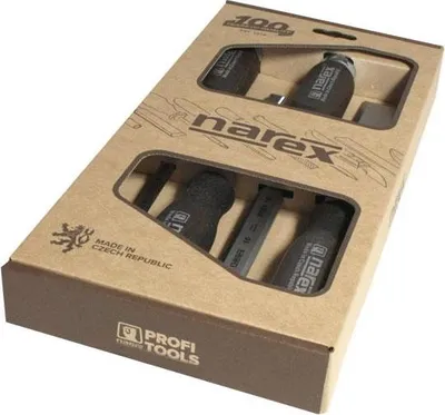 Obrázok produktu pre Sada plochých dlát, WOOD LINE PROFI, 8-10-16-32, mořený buk