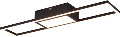 Produktbild von Reality Leuchten LED Deckenleuchte Rigido schwarz