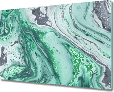 Produktbild von Coloray Küchenbrett Kochplattenabdeckung Hackbrett Schneidebrett Herdabdeckplatte 80x52 cm - moderner Marmor