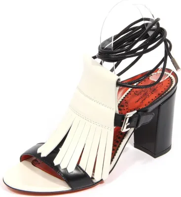Produktbild von H0588 sandalo donna SANTONI ROSE COLLECTION woman sandal white/black