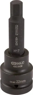 Produktbild von KS Tools 3/4" Kraft-Bit-Stecknuss Innensechskant lang