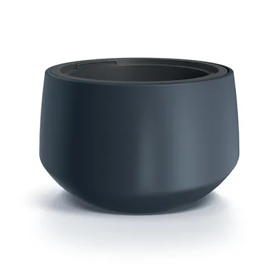 Image de Jardinière élégante avec surface lisse et base conique surélevée - Disponible en plusieurs couleurs
