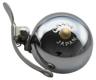 Immagine prodotto di Crane Bell Mini Suzu cromato 45 mm Campana per ciclismo
