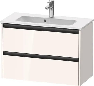 Produktbild von Duravit Ketho.2 Wastafelonderkast 81x39x54,9 cm Hoogglans Wit