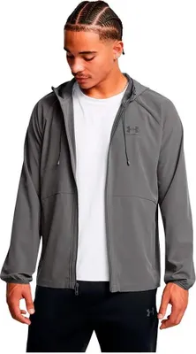 Produktbild von Under Armour Stretch Woven Windjacke Grau S Mann Grau S