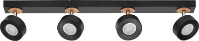Image de LEDVANCE DECOR SPOT PLUTO, 19,2W, 1.250lm, noir, luminaire spot, têtes réglables, utilisation polyvalente, spot intérieur, couleur de lumière blanc chaud, optique de haute qualité, montage facile