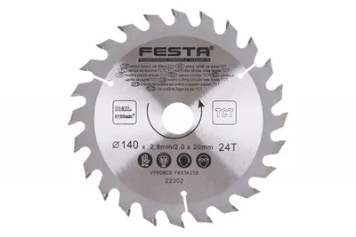 Produktbild von Kreissägeblatt für Holz TCT 140mm/2. 8/20/24