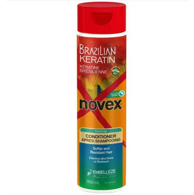 Image de Novex Brazilian Keratin Conditioner conditionneur fortifiant pour cheveux secs et abîmés 300 ml