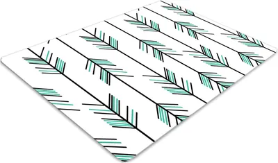 Produktbild von Stuhlunterlage Bürostuhlunterlage 120 cm x 90 cm Bodenmatte Bürostuhlunterlage - Pfeilmuster