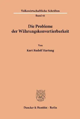 Produktbild von Die Probleme der Währungskonvertierbarkeit.