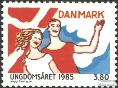 Produktbild von Briefmarken Dänemark 1985 Mi 834 (kompl.Ausg.) gestempelt Jahr der Jugend