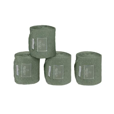 Produktbild von Eskadron Platinum Bandagen " ACRYLIC Polyester " 4er Set Größe - Warmblut Farbe - ashgreen