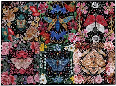 Imagen del producto de Gibsons, escarabajos florecientes, 1000 piezas
