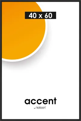 Produktbild von accent by nielsen Kunststoff Bilderrahmen Colorado Uni, 40x60 cm, Schwarz