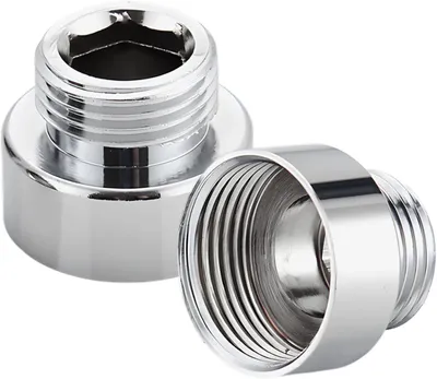 Produktbild von Kraanadapter Reduktion 3/4 auf 1/2 Zoll, 2 Stück, für Dusche und Garten