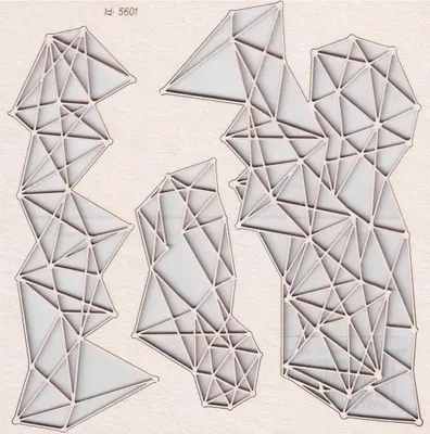 Produktbild von SCRAPINIEC Dekorpappe Die Cut Chipboard Dekoration Ornament, Konstellation 5601