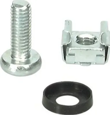 Produktbild von EFB Elektronik 691100HQ, Stahl, Schwarz, Grau, M6, 50 Stück(e)