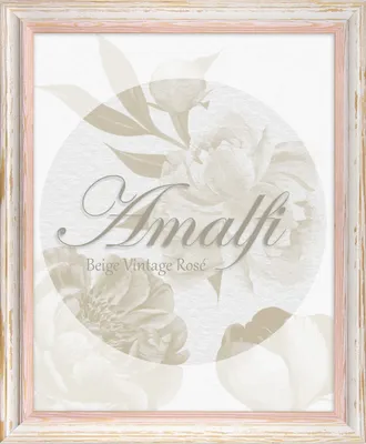A framed picture with a floral design and text.