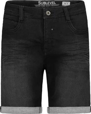 Produktbild von Sublevel Jeans Shorts mit Umschlag Denim Bermuda Größe: 31W