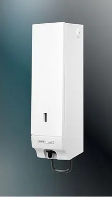 Produktbild von CWS Seifenschaumspender 4012000 vormontiert mit Panel, weiß, Kunststoff