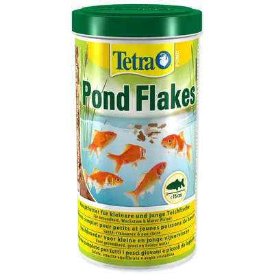 Productafbeelding van TetraPond® Vlokkenvoer voor kleine vissen, geschikt voor vijvers, 1000 ml