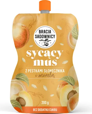 Produktbild von Bracia Sadownicy, Sonnenblumenkern- und Aprikosenmus, 200 g