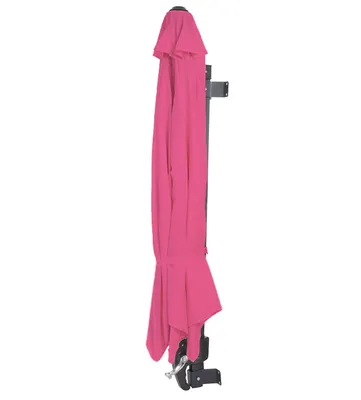 Obrázek produktu pro Nástěnný slunečník Casoria 3 m polyester hliník/ocel - růžovo-červená