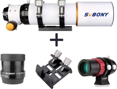Obrázok produktu pre Teleskop Svbony SV503 80F7 ED Dvojrýchlostný zaostrovač, reduktor SV193 + vodiaci ďalekohľad SV165