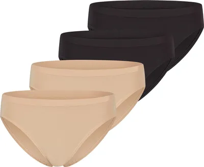 Produktbild von sloggi 4er Pack GO Sense Hipster Hipster im modernen puristischen Design, Super weich und komfortabel, Mit kleinem Heatseal Markenschriftzug über dem Beinabschluss