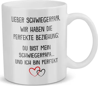 Produktbild von 22Feels Schwiegerpapa Geschenk Hochzeit Schwiegervater Männer Tasse Vater der Braut des Bräutigams Geburtstag Weihnachten Geschenkidee Schwiegereltern