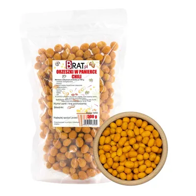 Zdjęcie produktu dla Orzeszki w panierce chili 500g Brat.pl