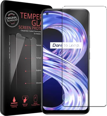Produktbild von 2x Conie Glasfolie für Realme 8 / 8 Pro Displayschutz Folie Panzer Glas Premium Schutzfolie Set Blasenfrei
