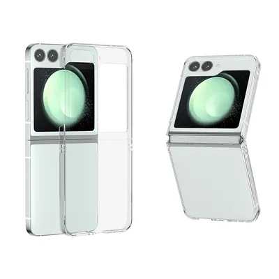 Produktbild von König Design Hülle kompatibel mit Samsung Galaxy Z Flip6 Kunststoff Soft Handyhülle - Handy Case Transparent