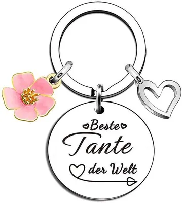 Produktbild von Persönliche Schlüsselanhänger für Frauen, Geburtstag, Weihnachten, Silber